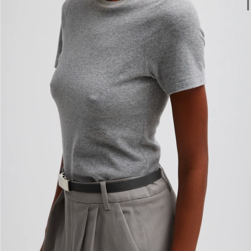 Tibi Dry Loop Terry Baby Tee